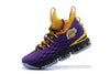 Image of Nike Lebron XV 15 Purple Yellow Black Men Shoes Sale Size US 7-12