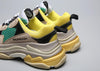 Image of Balenciaga Triple S Trainer 2.0 'Green Yellow' Shoes Sneaker Sale Men Women Size 35-45