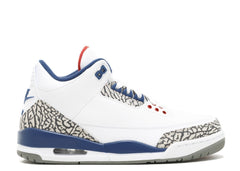 Nike Air Jordan 3 Retro True Blue 2016 Release White Men Shoes Sale Size US 7-13