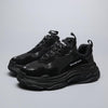 Image of Balenciaga Triple S Trainer 'All Black Distressed' Shoes Sneaker Sale Men Women Size 35-45