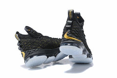 Nike Lebron XV 15 Black Gold Men Shoes Sale Size US 7-12