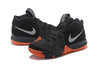 Image of Nike Kyrie 4 Black Orange Men Basketball Shoes Sale Size US 7-12