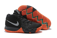 Nike Kyrie 4 Black Orange Men Basketball Shoes Sale Size US 7-12