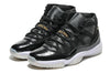 Image of Nike Air Jordan Men 11 Black White Gold Basketball Men Size US 7 - 13