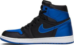 Nike Air Jordan 1 High OG SE 'Satin Royal' Black Blue Shoes Basketball Men Sale Size US 7-13