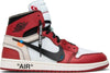 Image of OFF-WHITE x Air Jordan 1 Retro High OG 'Chicago' Shoes Basketball Men Sale Size US 7-13