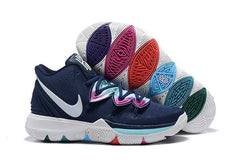 Nike Kyrie 5 Blue Camoplage Men Basketball Shoes Sale Size US 7-12