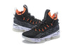 Image of Nike Lebron XV 15 Black White Orange Men Shoes Sale Size US 7-12