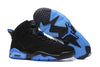 Image of Nike Air Jordan 6 Retro Black Blue Men Shoes Sale Size US 7-13