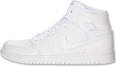 Nike Air Jordan 1 Mid White Shoes Basketball Men Size US 7-13