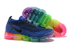 Nike Air Vapormax Flyknit 2 Navy Multicolor Shoes Sneakers Men Sale Size US 7-11