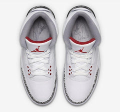 Nike Air Jordan 3 Retro Katrina White Cement Back Red Men Shoes Sale Size US 7-13