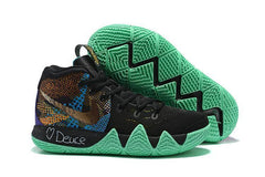 Nike Kyrie 4 Black Green Men Basketball Shoes Sale Size US 7-12