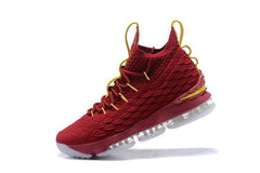 Nike Lebron XV 15 Red Yellow Men Shoes Sale Size US 7-12