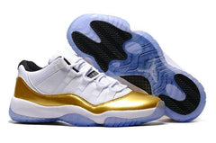 Nike Air Jordan 11 Retro Low White Metallic Gold Coin Basketball Men Size US 7 - 13