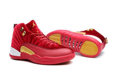 Nike Air Jordan 12 Retro Red Velvet Shoes Basketball Men Sale Size US 7 - 13