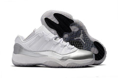 Nike Air Jordan 11 Retro Low White Metallic Silver Basketball Men Size US 7 - 13