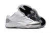 Image of Nike Air Jordan 11 Retro Low White Metallic Silver Basketball Men Size US 7 - 13