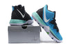 Image of Kyrie 5 Blue Black Basketball Shoes Sale Size US 7-12