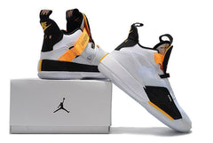 Nike Air Jordan 33 White Black Yellow Men Shoes Sale Size US 7-12