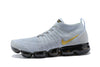 Image of Nike Air Vapormax Flyknit 2 Grey Gold Shoes Sneakers Men Sale Size US 7-11