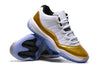 Image of Nike Air Jordan 11 Retro Low White Metallic Gold Coin Basketball Men Size US 7 - 13