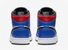 Image of Nike Air Jordan 1 Mid Top 3 Three White Red Black BLue Shoes Basketball Men Size US 7 - 13