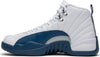 Image of Nike Air Jordan 12 Retro 'French Blue' 2016 White Navy Shoes Basketball Men Sale Size US 7 - 13