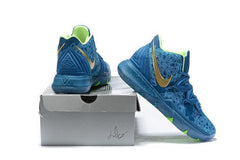 Kyrie 5 Navy Gold Basketball Shoes Men Sale Size US 7-12