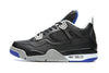 Image of Nike Air Jordan 4 Retro Black White Grey Basketball Men Size US 7 - 13