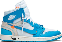 OFF-WHITE x Air Jordan 1 Retro High OG 'UNC' Shoes Basketball Men Sale Size US 7-11