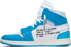 OFF-WHITE x Air Jordan 1 Retro High OG 'UNC' Shoes Basketball Men Sale Size US 7-11