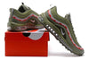 Image of Nike Air Max 97 x Undefeated Olive Green Men Shoes Sale Size US 7-11