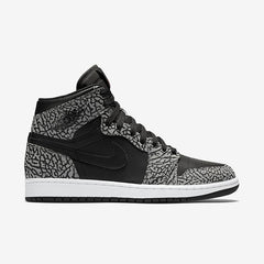 Nike Air Jordan 1 Black Elephant Shoes Basketball Men Size US 7 - 13