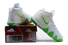 Nike Kyrie 4 White Green Men Basketball Shoes Sale Size US 7-12