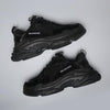 Image of Balenciaga Triple S Trainer 'All Black Distressed' Shoes Sneaker Sale Men Women Size 35-45