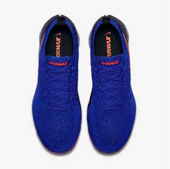 Nike Air Vapormax Flyknit 2 Blue Black Orange Shoes Sneakers Men Sale Size US 7-11