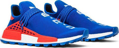 Pharrell x N.E.R.D. x NMD Human Race Trail Blue Shoes Men Women Sneaker Sale All Size US 7-11