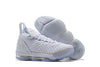 Image of Nike Lebron XV 16 EP Grey White Men Shoes Sale Size US 7-12