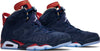 Image of Nike Air Jordan 6 Retro 'Doernbecher' 2019 Mid Night Navy White Men Shoes Sale Size US 7-13