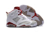 Image of Nike Air Jordan 6 Retro 'Maroon' 2015 White Bordeaux Men Shoes Sale Size US 7-13