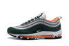 Image of Nike Air Max 97 Green Grey Orange Shoes Sale Men Size US 7-11