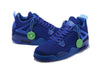 Image of Nike Air Jordan 4 Flyknit 'HYPER ROYAL' Basketball Men Sale Shoes Sneaker Size US 7 - 13