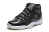 Image of Nike Air Jordan Men 11 Black White Gold Basketball Men Size US 7 - 13