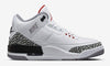 Image of Nike Air Jordan 3 Retro Katrina White Cement Back Red Men Shoes Sale Size US 7-13