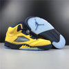 Image of Nike Air Jordan 5 Retro 'Michigan' Men Shoes Sale Sneaker Size US 7-13