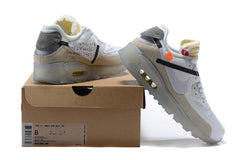 OFF-WHITE x Nike Air Max 90 'Sail' Shoes Sneaker Sale Men Size US 7-11