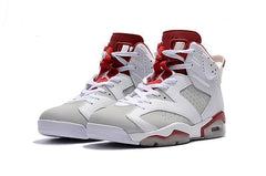 Nike Air Jordan 6 Retro 'Maroon' 2015 White Bordeaux Men Shoes Sale Size US 7-13