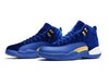 Image of Nike Air Jordan 12 Retro Blue Velvet Shoes Basketball Men Sale Size US 7 - 13