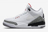 Image of Nike Air Jordan 3 Retro Katrina White Cement Back Red Men Shoes Sale Size US 7-13